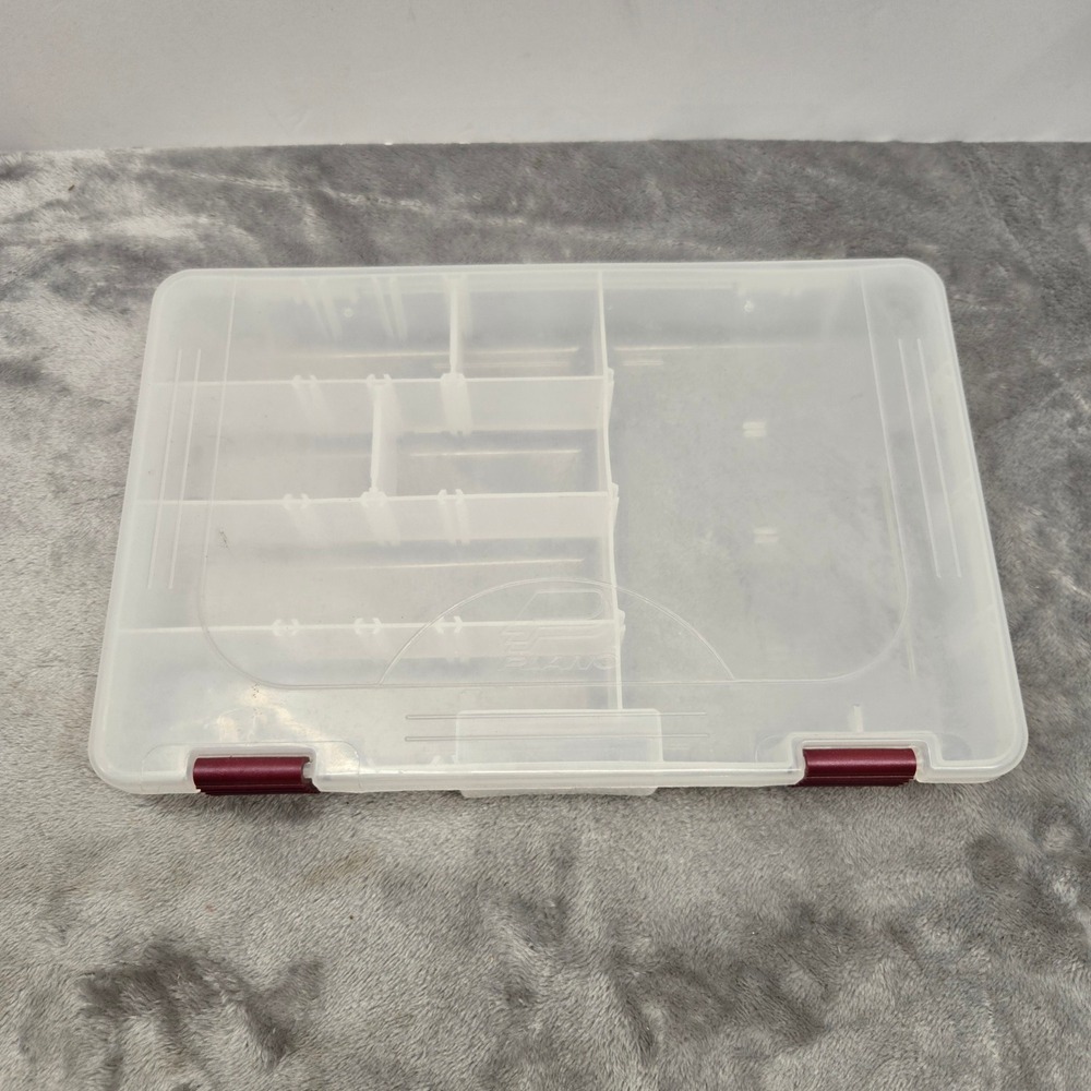 Plano 3650 ProLatch StowAway Tackle Box Clear Plastic Organizer Case Made in USA